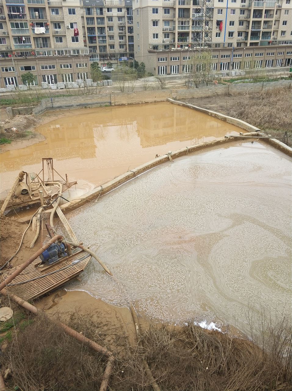 海头镇沉淀池淤泥清理-厂区废水池淤泥清淤