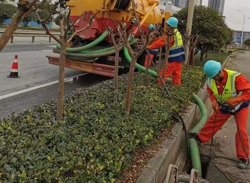海头镇市政管道清淤